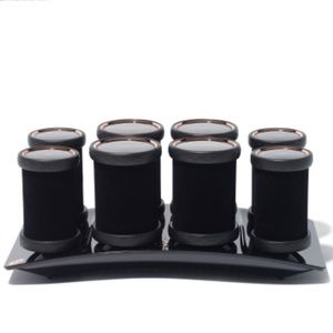 T3 Black and Gold Hair Rollers